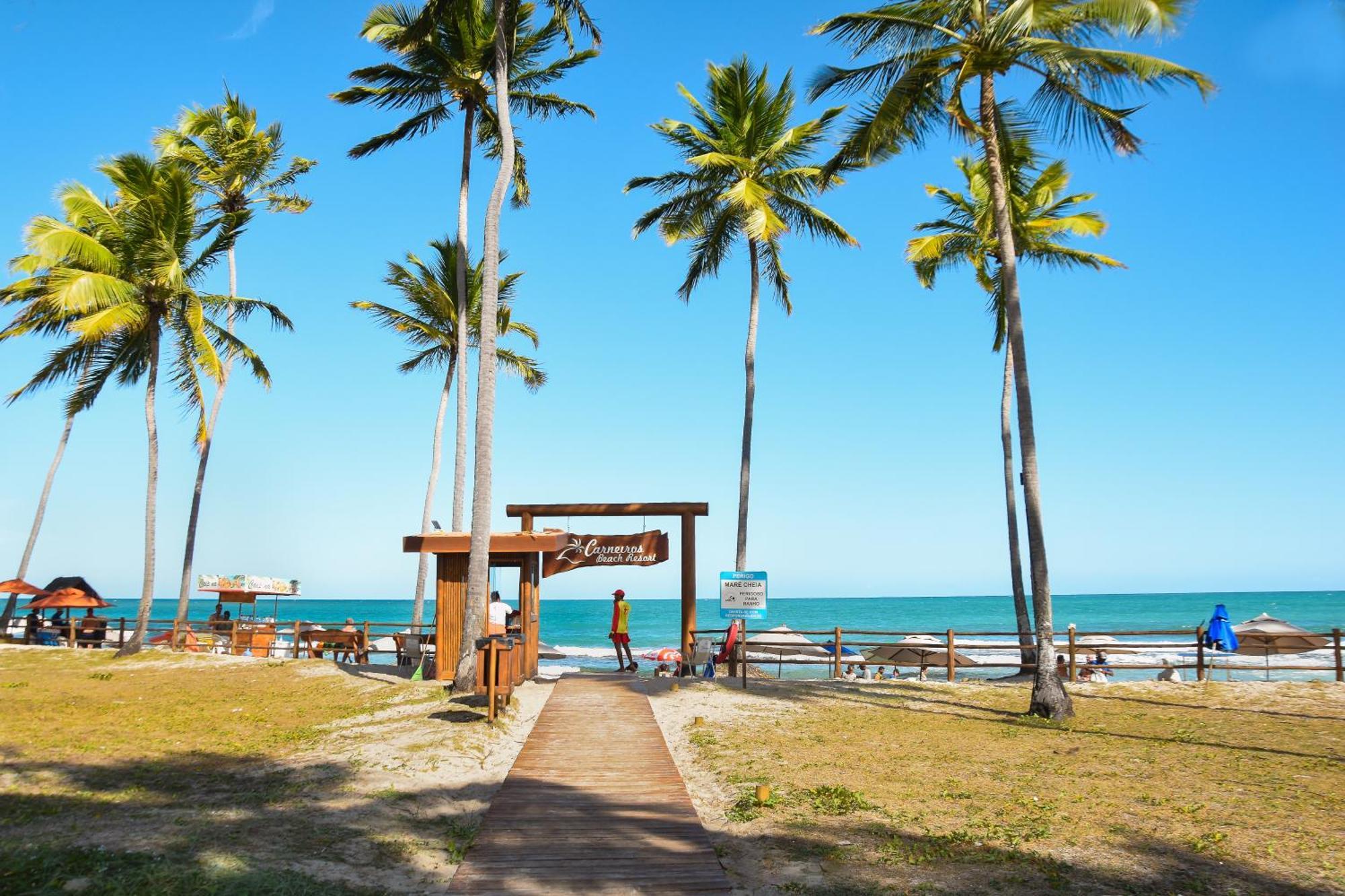 פראיה דוס קרניירוס Bangalo Luxo Beira Mar Carneiros Beach Resort מראה חיצוני תמונה